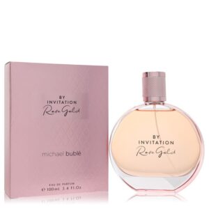 By Invitation Rose Gold by Michael Buble Eau De Parfum Spray (Unboxed) 3.4 oz for Women - Lamas Perfume