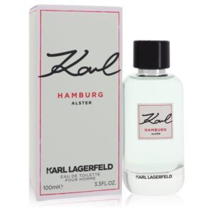 Karl Hamburg Alster by Karl Lagerfeld Eau De Toilette Spray 3.3 oz for Men - Lamas Perfume