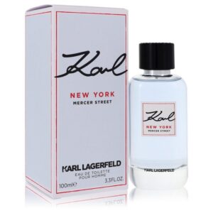 Karl New York Mercer Street by Karl Lagerfeld Eau De Toilette Spray 3.3 oz for Men - Lamas Perfume