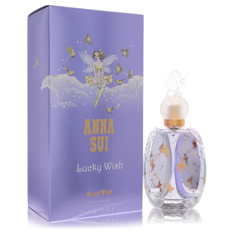 Lucky Wish Secret Wish by Anna Sui Eau De Toilette Spray 2.5 oz for Women - Lamas Perfume