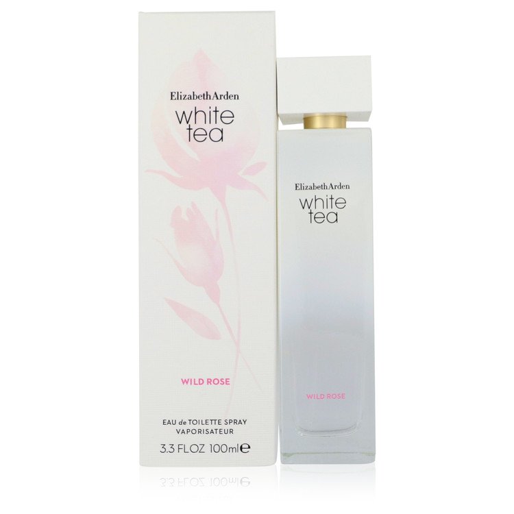 White Tea Wild Rose by Elizabeth Arden Eau De Toilette Spray 3.3 oz for Women - Lamas Perfume